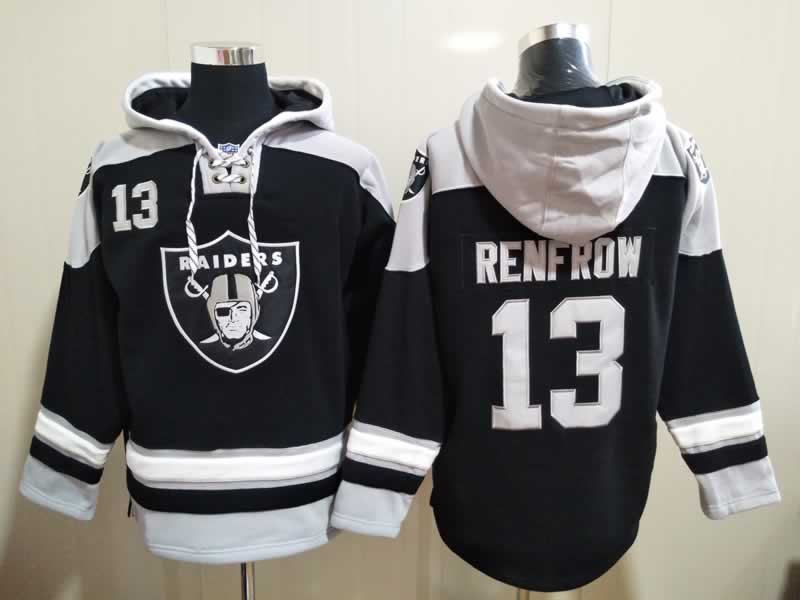 Raiders 13 Hunter Renfrow Black All Stitched Pullover Hoodie,We sell and wholesale Raiders 13 Hunter Renfrow Black All Stitched Pullover Hoodie on line form chian!